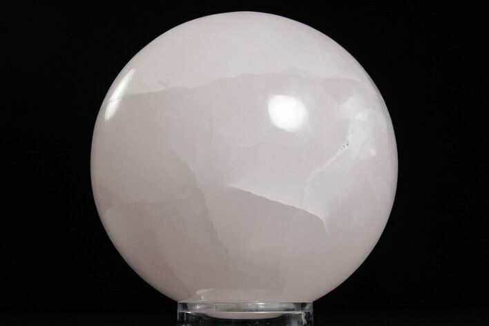 Polished Pink Manganoan (Mangano) Calcite Sphere - Fluorescent! #350168